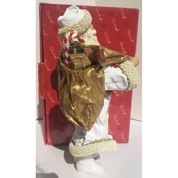 Vintage Clothtique Possible Dreams Christmas Santa in White Coat VTG 1988 713036 - Picture 6 of 13